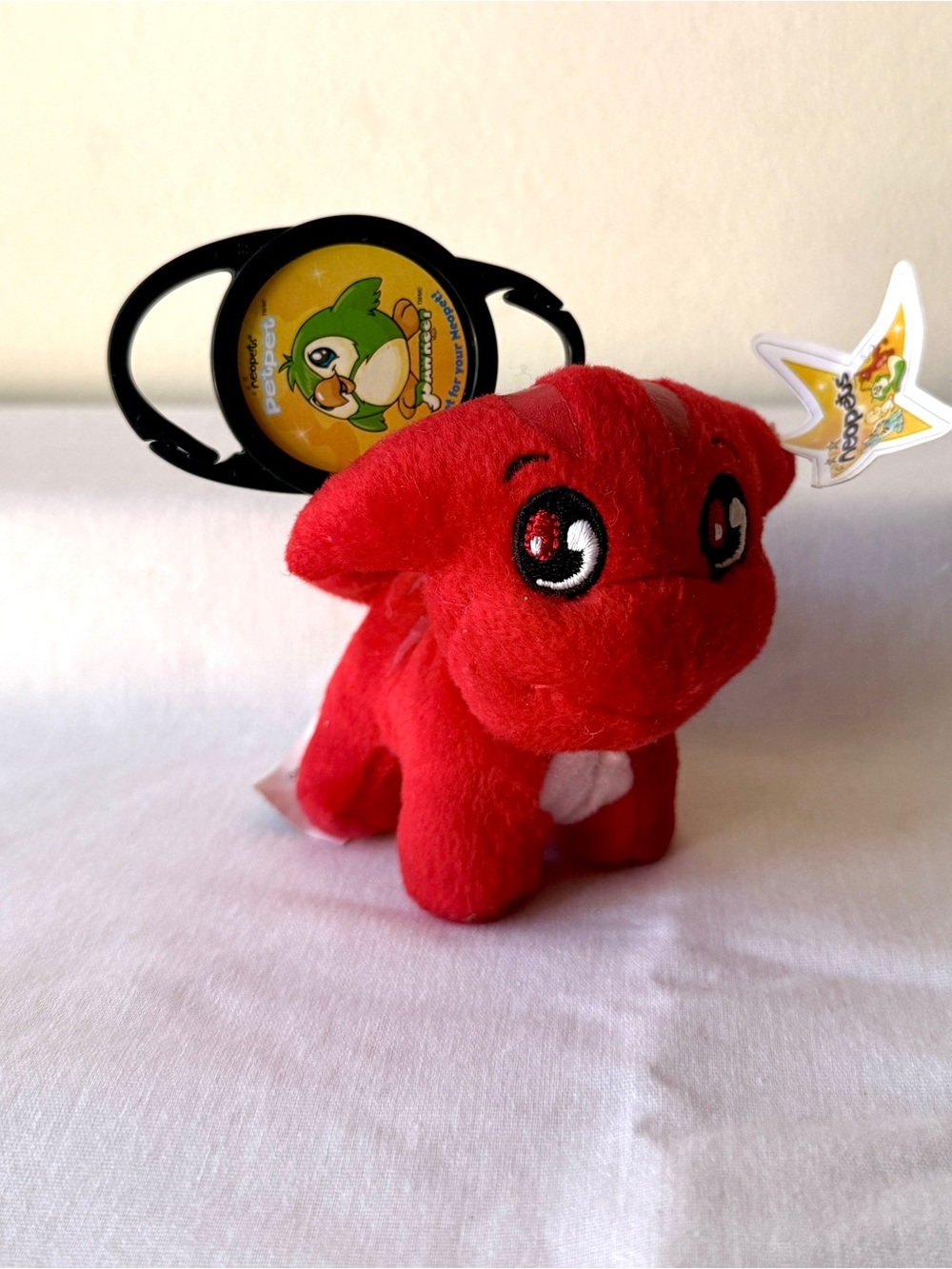 Neopets x McDonalds | 2005 Red Poogle Happy Meal Toy